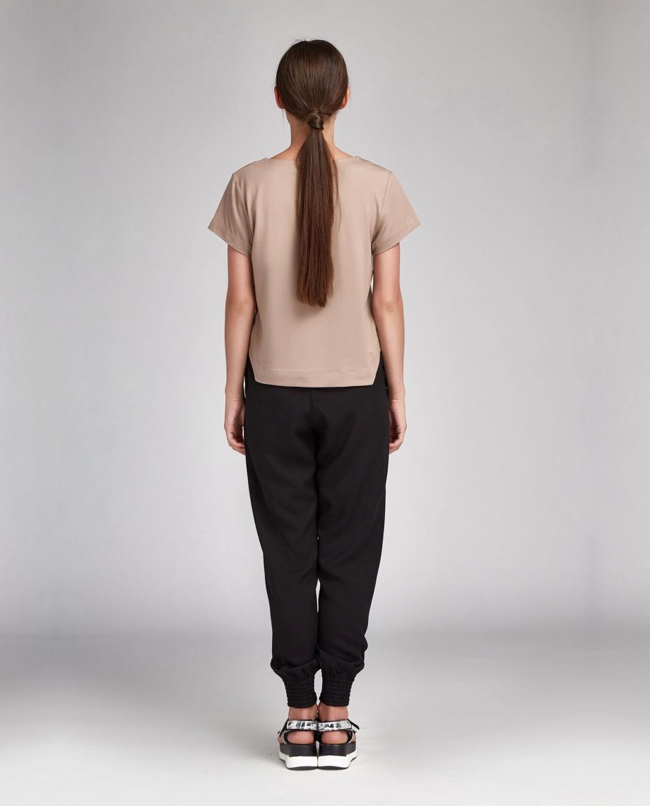 Neutral Silk Blouse